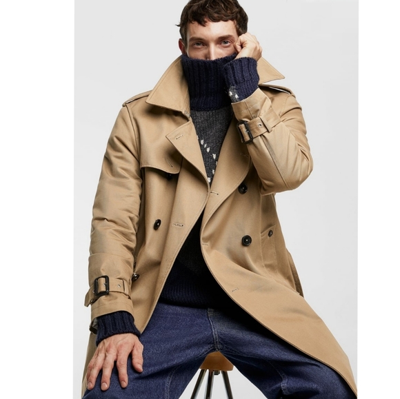 Outerwear from SEARS Men's Trench Coat - Picture 6 of 16